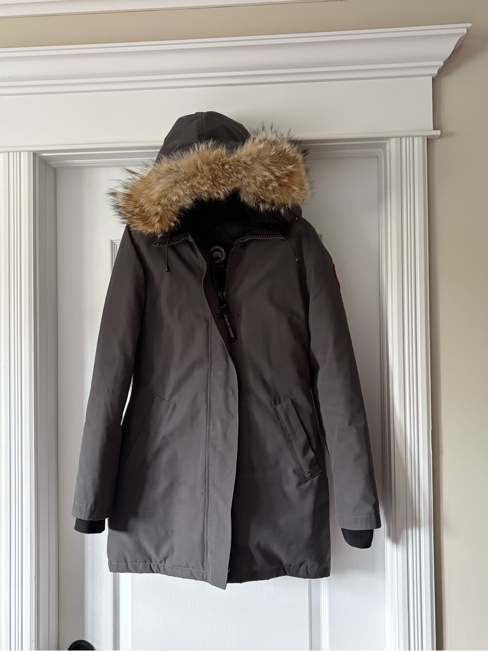 Women's Canada Goose Victoria Parka Dark Gray